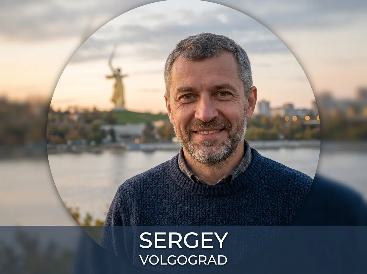 Аватар мужчины средних лет, имя Сергей, Волгоград